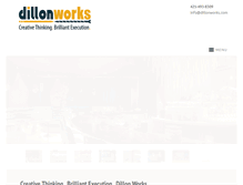 Tablet Screenshot of dillonworks.com